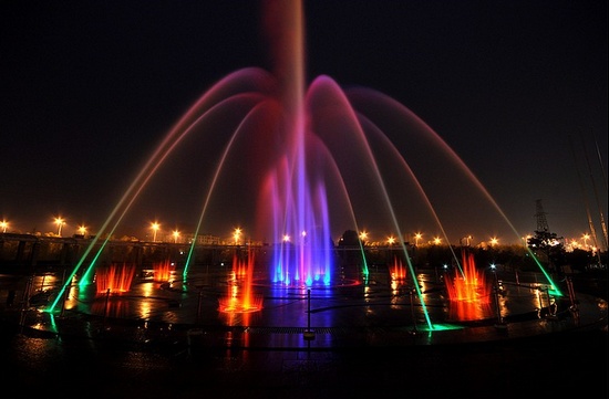 Music Fountain of Zhangjiajie DaYong Bridge Park - China Top Trip